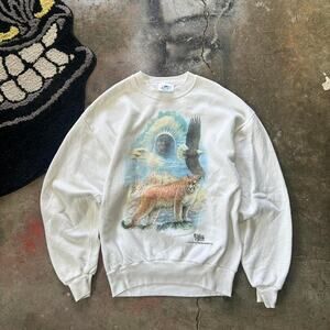 Vintage 90s native nature crewneck